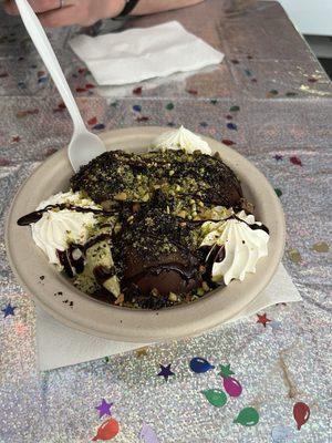 My delicious pistachio sundae