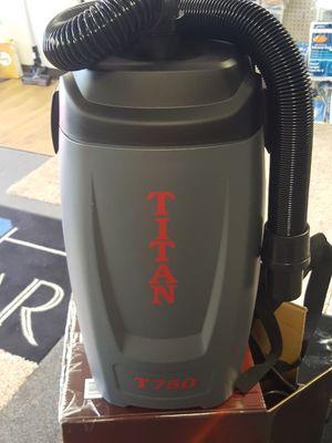 Lightweight backpack vacuum for commercial or home use.