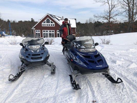 Great destination for snowmobilers in southern Maine!