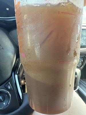 Plain Cold Brew... not sure why it looks like it has milk in it.