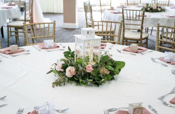 Centerpieces made by Pearlsia Decor. I can't thank Stephanie enough. She made everything look so beautiful.