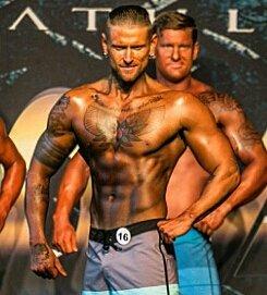 Men's Physique contest prep client