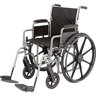 Standard wheelchairs and transport chairs available