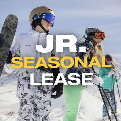 Junior Seasonal Lease at Sun & Ski Sports. Make memories on the mountain with you little ones with a program that grows with them.