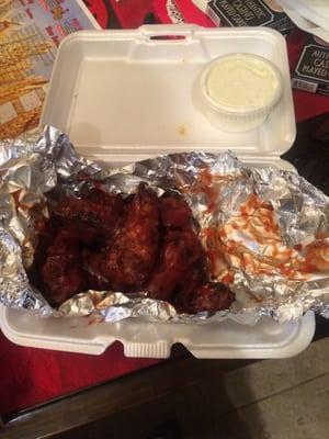 BBQ wings for $5.49