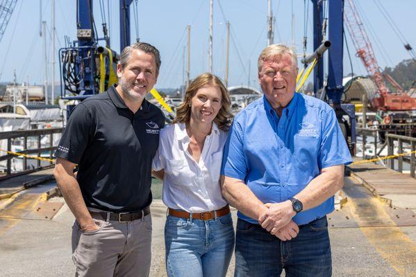 Family-owned and operated since 1988. Helmut with his daughter, Nadine, and son-in-law, Nate.