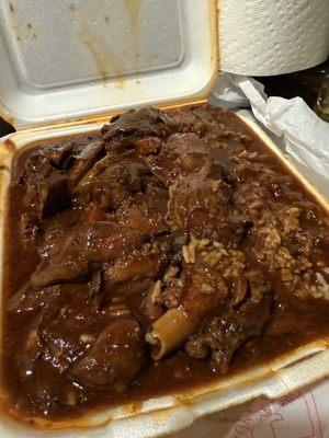 Brown Stew Chicken extra gravy