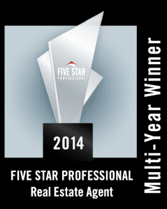 Ted is humbled to have been selected by his clients as a Multi-Year winning 5-Star Professional Real Estate Agent