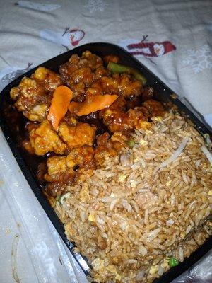 General TSO Chicken Dinner