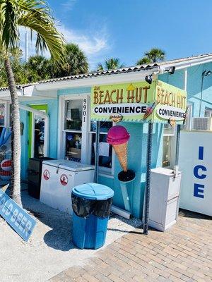 Street View of AMI Beach Hut Convenience store.