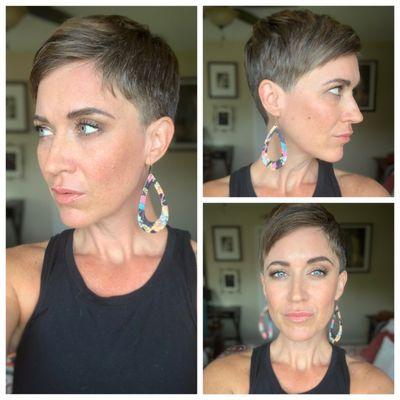 This is the gorgeous cut Eric did today.  I'm in love with it!