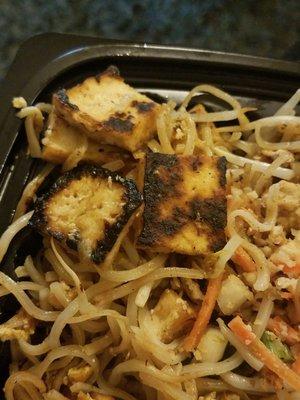 Charred tofu