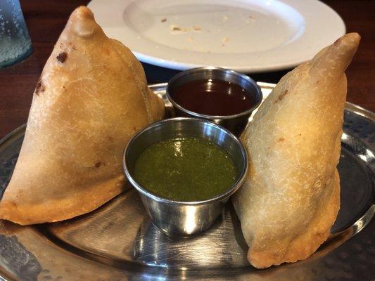 Vegetable samosas!!!