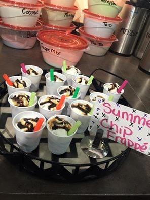 Summer Chip Frappe, Daily Sample