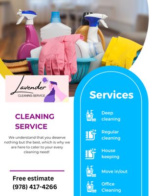 Lavender Cleaning Service