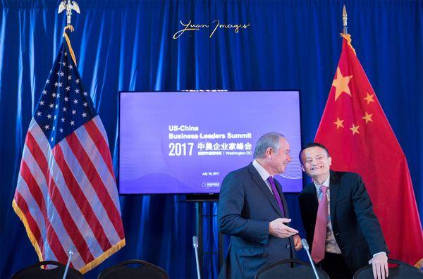 Stephen A. Schwarzman and Jack Ma in U.S. Department of Commerce, Washington D.C.
© Yuan Images