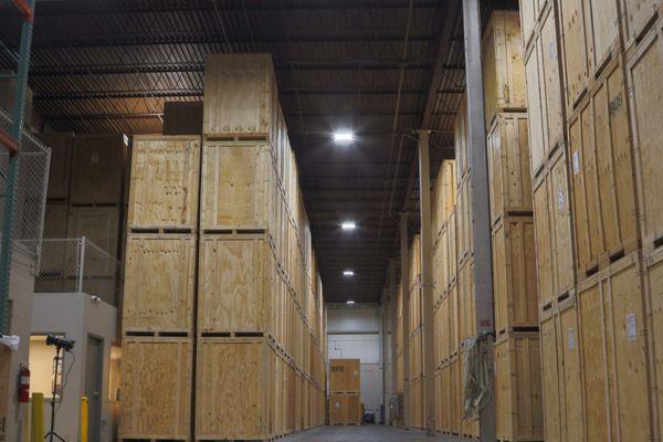 Our climate controlled storage warehouses located in Peabody & Wrentham are the perfect place to store your items.