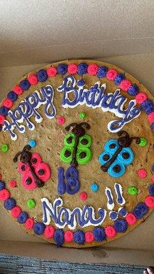 16" Round Cookie Cake