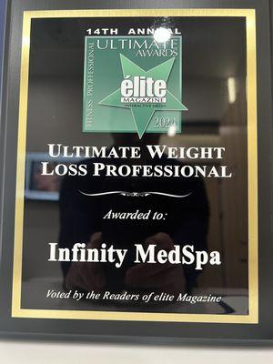 Thanks for voting us the Ultimate Weight Loss Professionals in Valencia!