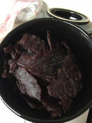 Jerky from London broil cut