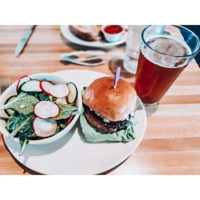 1/4 lb. Plain Grass-Fed Beef Burger