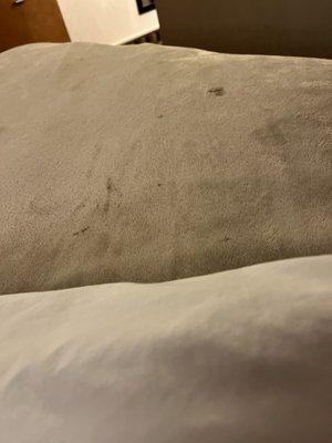 Stains on bed