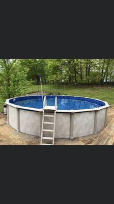 Great above ground pool installation with no subcontractors, Pools Plus inc. serves you from point A-Z