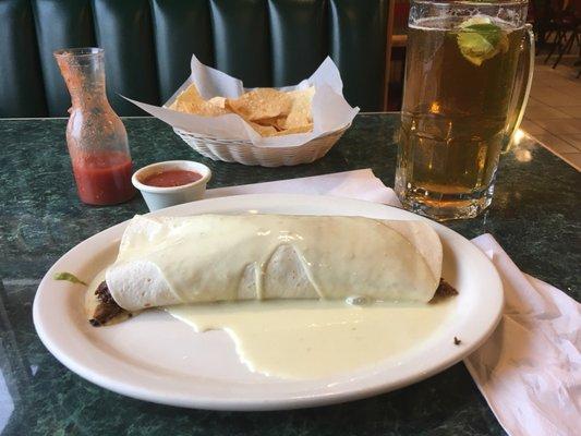 Gigante Steak Burrito no beans