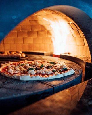 Brick oven pizza