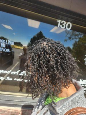 Microlocs  2 strand twist