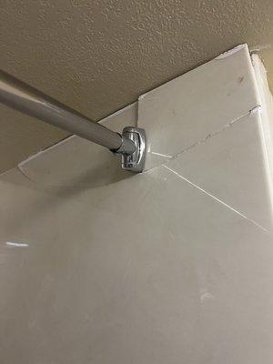 Busted shower walls