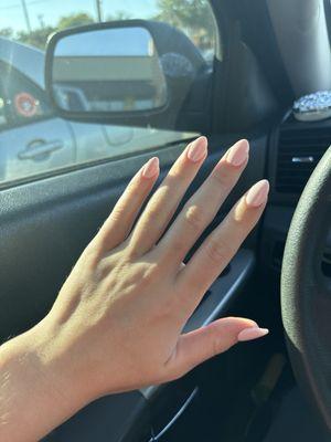 Pink nails