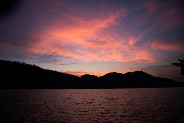 Unbelievable sunsets from the boat!