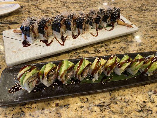 Super Dragon Roll and Caterpillar Roll again