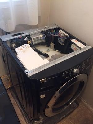 A Maytag 5000 series washing machine, this one had an issue with a water level pressure chip