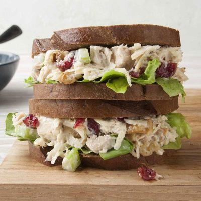 Cranberry chicken salad sandwich.