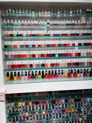 Huge selection of nail polish