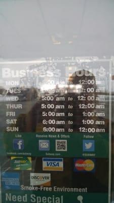 Business hours