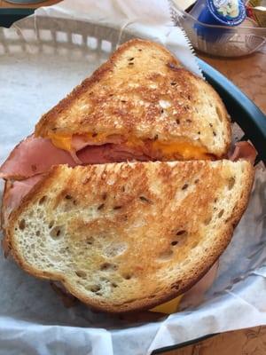 Ham & Cheese Melt on Rye