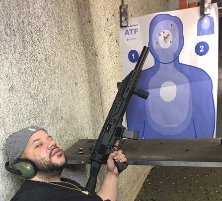 Head shots at the range