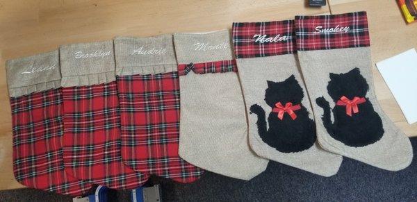 Family stockings we have plenty in stock