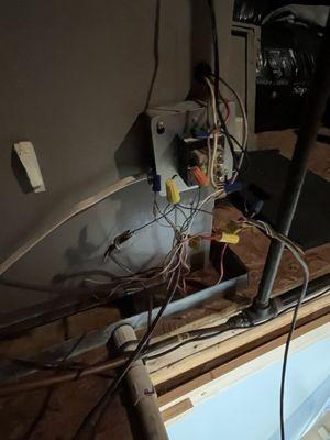 Jury rigged wiring