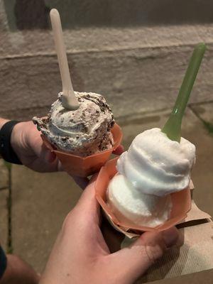 Lychee lime & cookies and cream