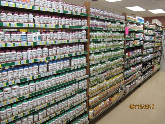 Large selection of high quality vitamins, herbs and minerals All with knowledgeable help to pick the right ones to help YOU!