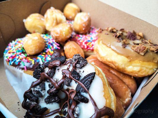 Assortment of doughnuts