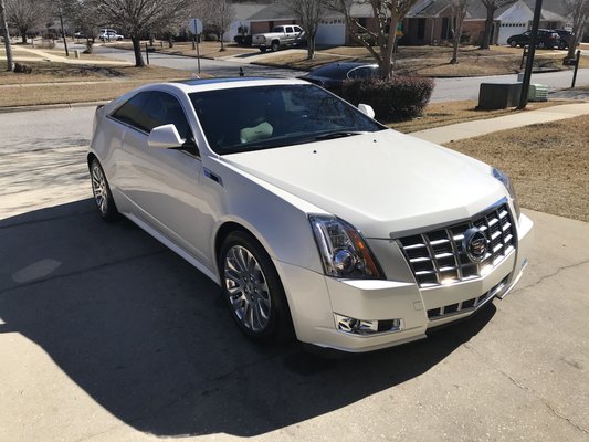 Results of LV 2 EXT Service on this 2013 Cadillac CTS Coupe.