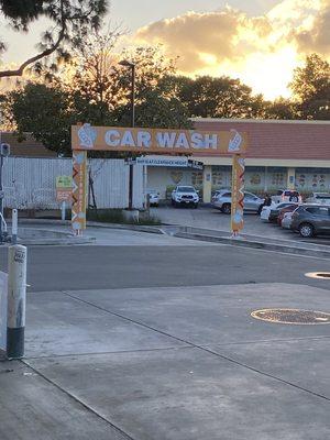 Car Wash Entrance