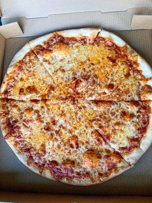 Large cheese pizza