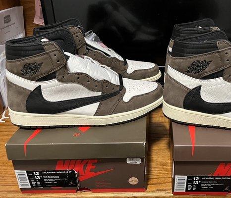 I got me a 2nd pair of Travis Scott Air Jordan 1 High Mocha from untdkicks.com