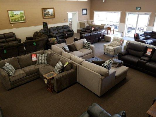 We have a great selection of sectionals